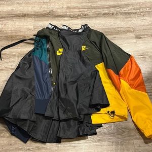 Nike skirt like a bunch of coats all cut up on the skirt